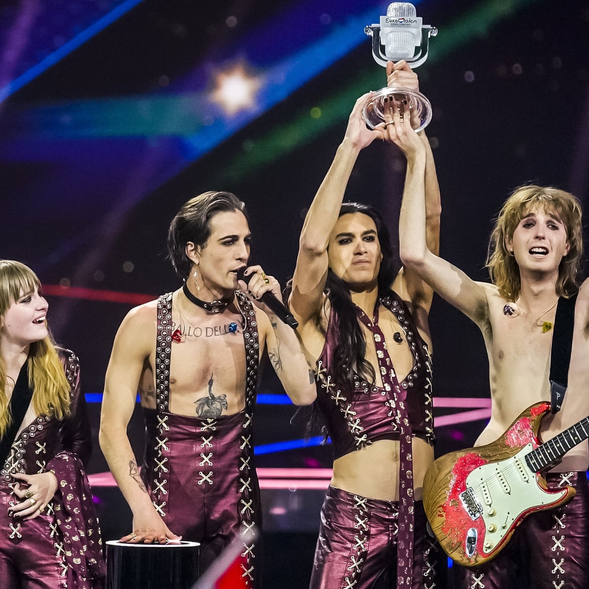 Ban nhạc Måneskin giành chiến thắng tại Eurovision 2021