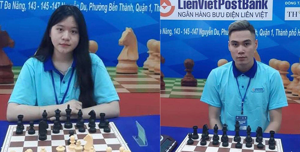Tuấn Minh và Thảo Nguyên lập cú đúp trong giải cờ vua VĐQG 2021